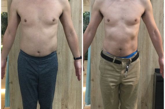 【ビフォーアフター】お腹周りが見事にへこみボディメイク成功！